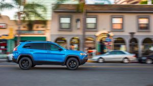 Blue 2020 Jeep Cherokee