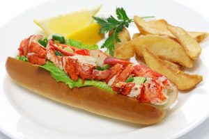 Lobster Roll with Fries
