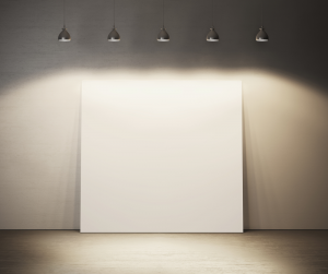 Blank Canvas at Art Museum