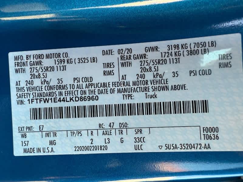 2020 Ford F-150 XLT