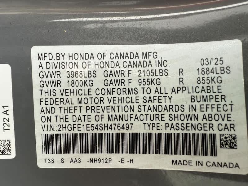 2025 Honda Civic Base