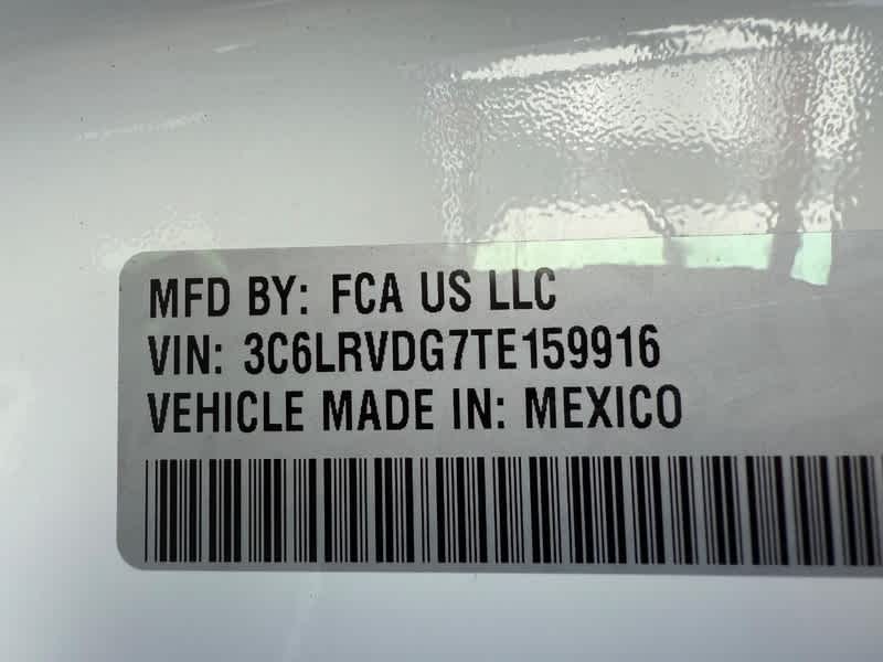 2026 RAM ProMaster HIGH ROOF 159' WB
