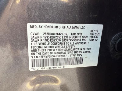 2018 Honda Pilot EX-L