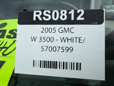2005 GMC W3S042 W3500 DSL REG Base