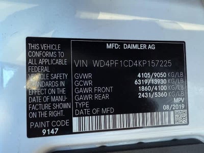 2019 Mercedes-Benz Sprinter Base