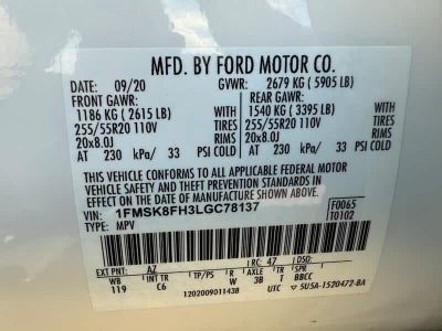2020 Ford Explorer Limited