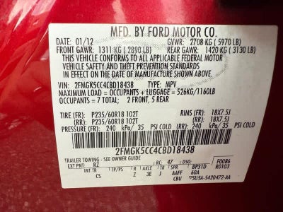 2012 Ford Flex SEL