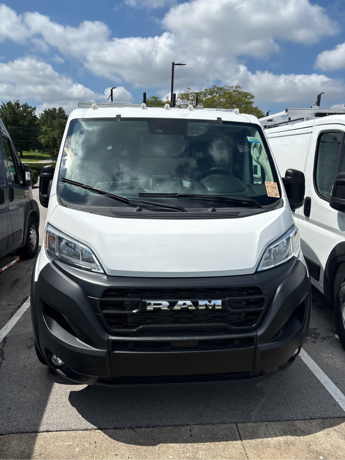 2025 RAM ProMaster 2500 Cargo Van Tradesman Low Roof 136' WB w/Pass Seat