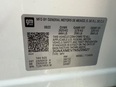 2022 Chevrolet Equinox RS