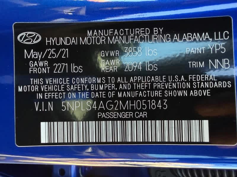 2021 Hyundai Elantra SEL