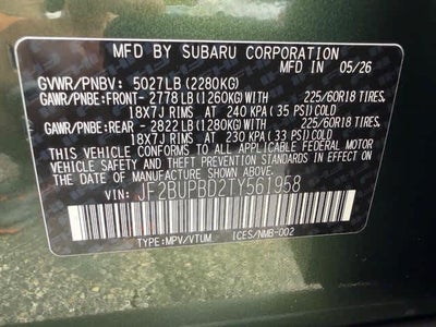 2026 Subaru Outback Premium