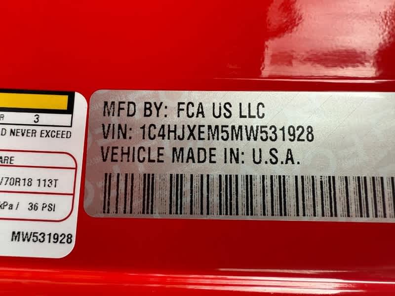 2021 Jeep Wrangler Unlimited Sahara 4x4