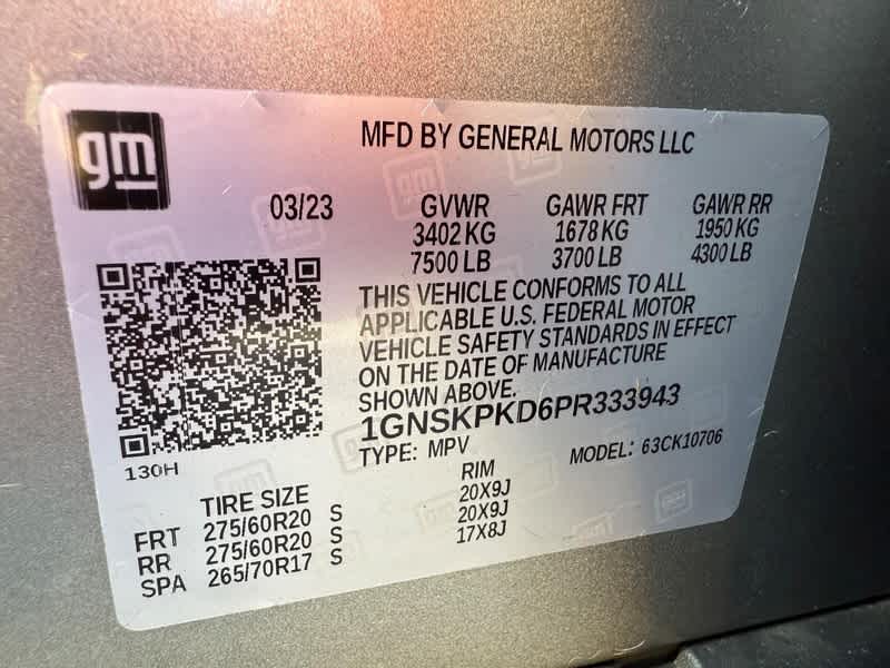 2023 Chevrolet Tahoe 4WD 4dr Z71