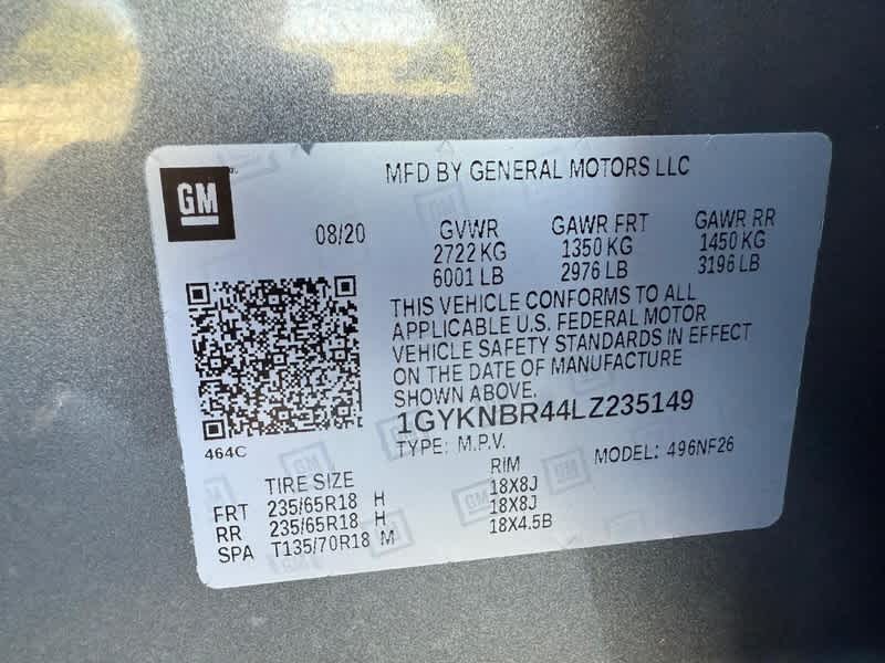 2020 Cadillac XT5 AWD 4dr Luxury