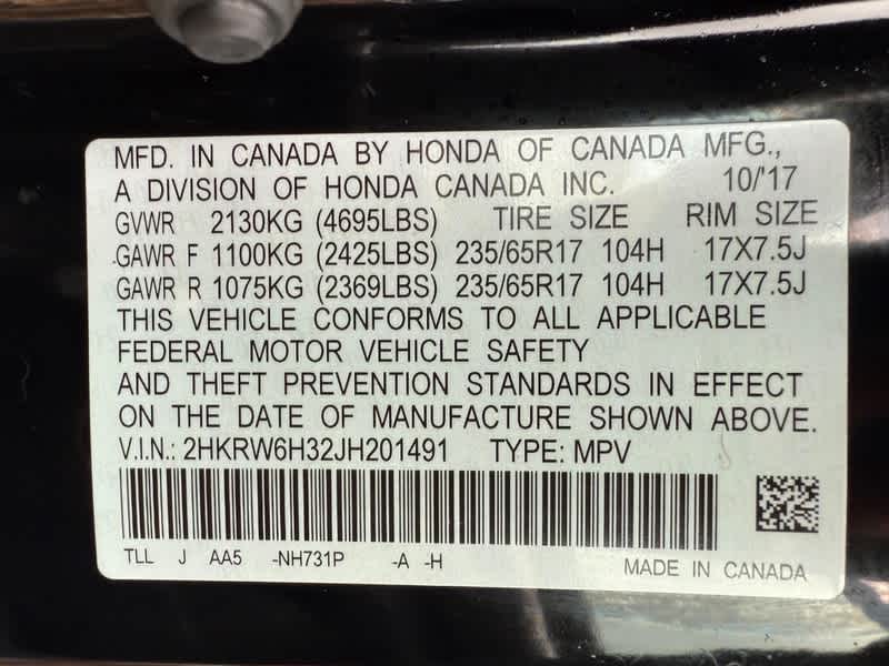 2018 Honda CR-V LX AWD