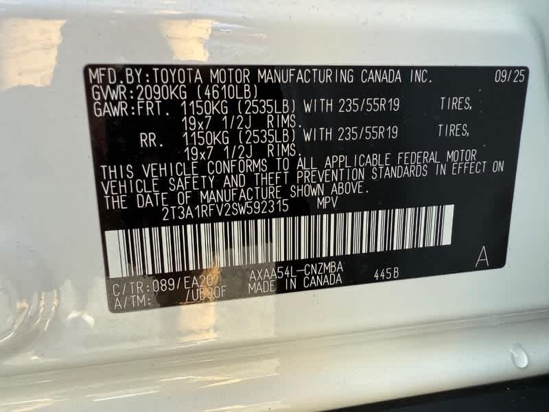 2025 Toyota RAV4 XLE Premium AWD