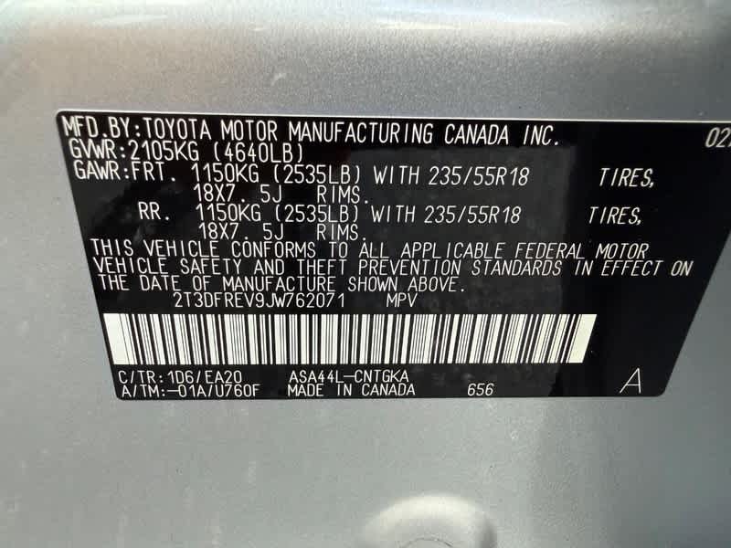 2018 Toyota RAV4 Limited AWD