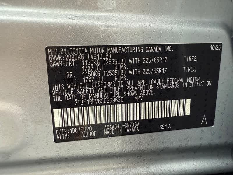 2025 Toyota RAV4 LE AWD