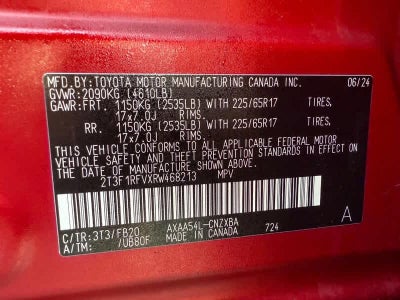 2024 Toyota RAV4 LE AWD