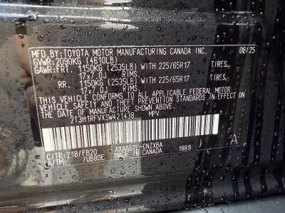 2025 Toyota RAV4 LE FWD