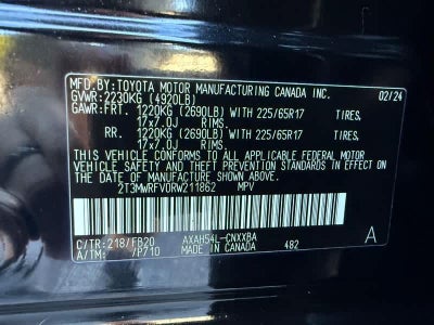 2024 Toyota RAV4 Hybrid LE AWD
