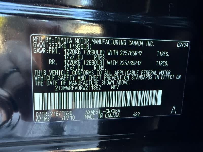 2024 Toyota RAV4 Hybrid LE AWD