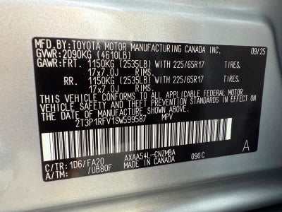 2025 Toyota RAV4 XLE AWD