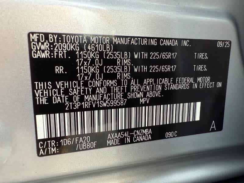 2025 Toyota RAV4 XLE AWD