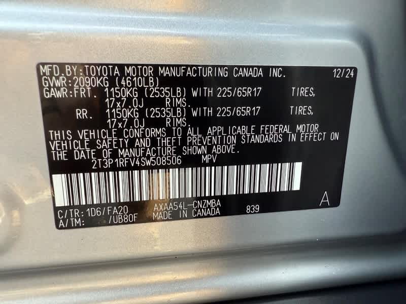 2025 Toyota RAV4 XLE AWD