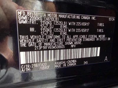 2025 Toyota RAV4 XLE AWD