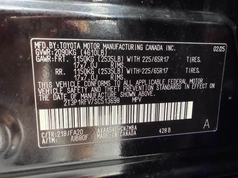 2025 Toyota RAV4 XLE AWD