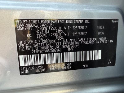 2025 Toyota RAV4 XLE AWD