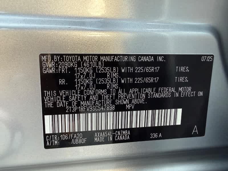 2025 Toyota RAV4 XLE AWD