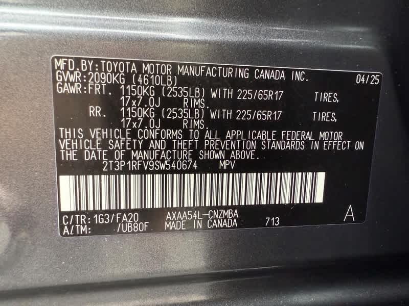 2025 Toyota RAV4 XLE AWD