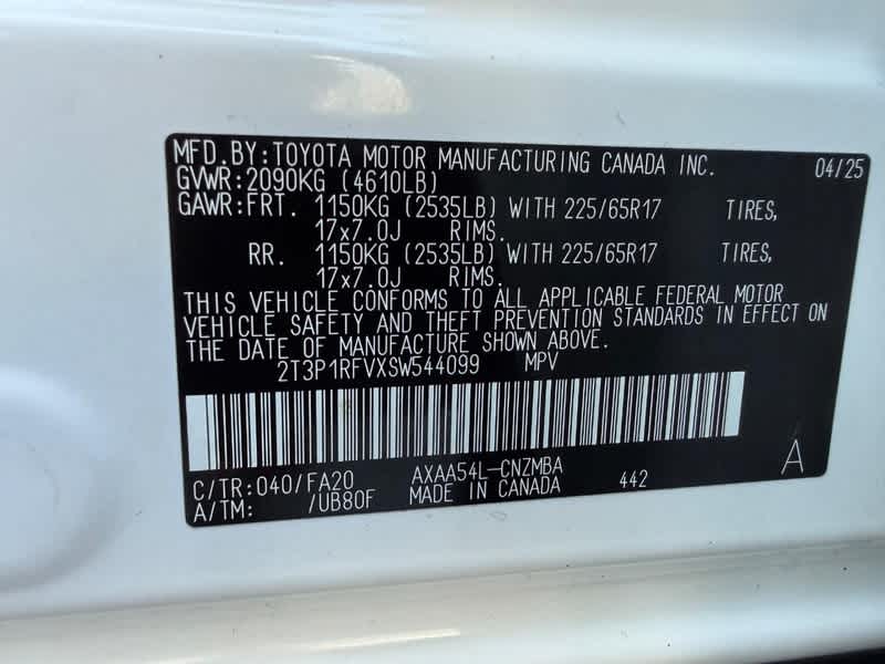 2025 Toyota RAV4 XLE AWD
