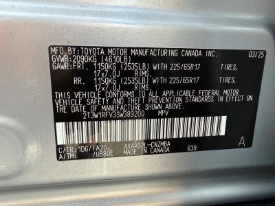 2025 Toyota RAV4 XLE FWD