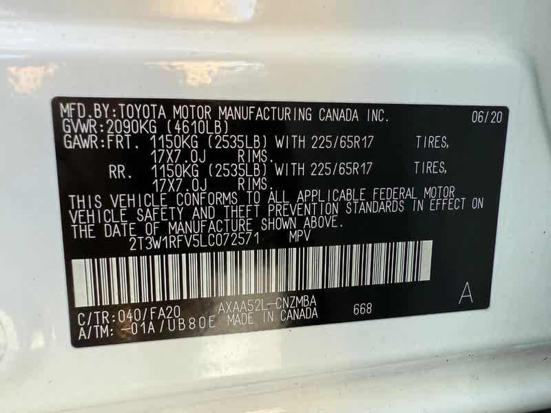 2020 Toyota RAV4 XLE FWD