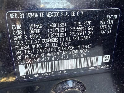 2020 Honda HR-V EX 2WD CVT