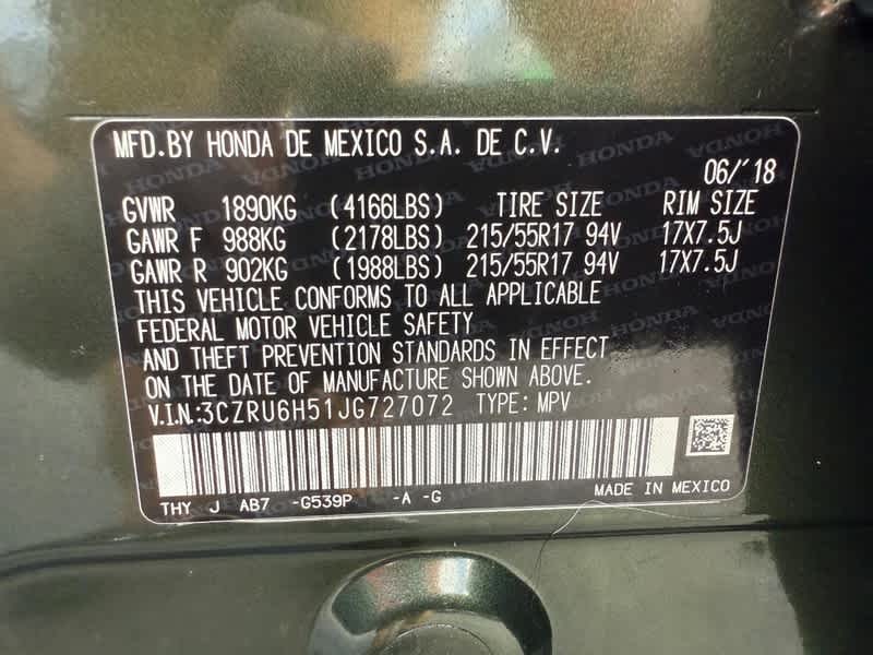 2018 Honda HR-V EX AWD CVT