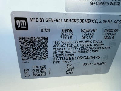 2024 GMC Sierra 1500 4WD Crew Cab 147 AT4
