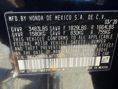 2020 Honda Fit LX CVT