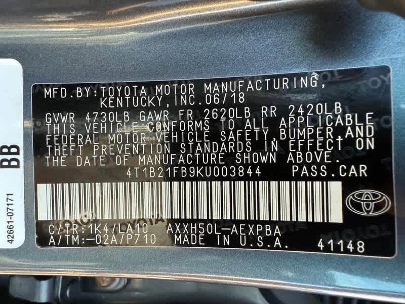 2019 Toyota Avalon Hybrid Limited