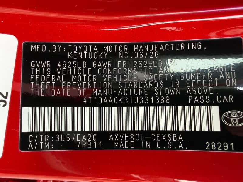 2026 Toyota Camry SE