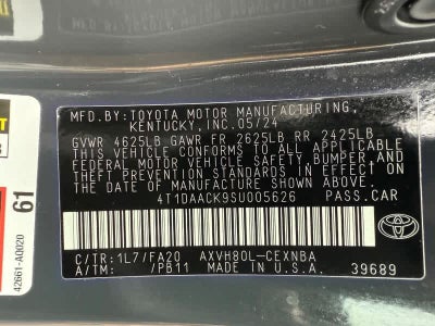 2025 Toyota Camry LE