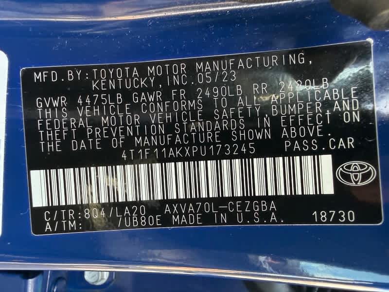 2023 Toyota Camry XLE Auto