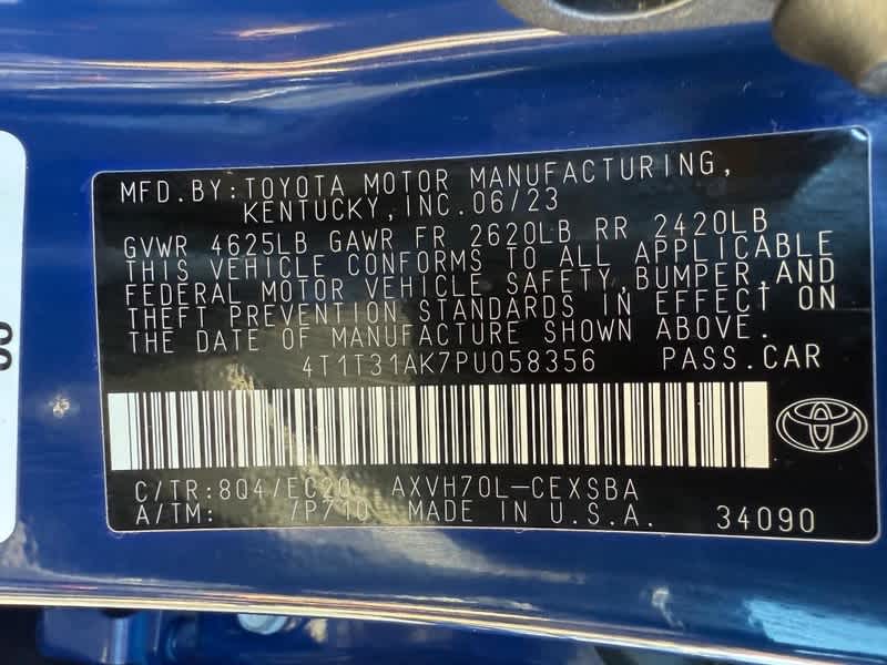 2023 Toyota Camry Hybrid SE Nightshade CVT