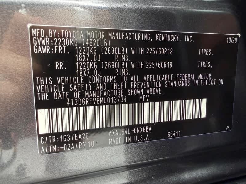 2021 Toyota RAV4 Hybrid Limited AWD