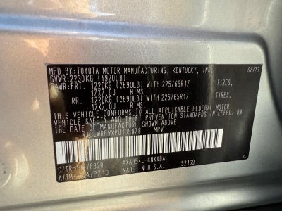 2023 Toyota RAV4 Hybrid LE AWD