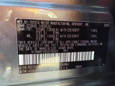 2025 Toyota RAV4 Hybrid XLE AWD