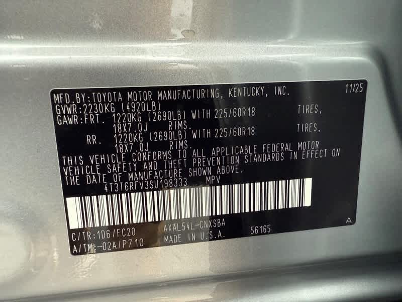 2025 Toyota RAV4 Hybrid SE AWD